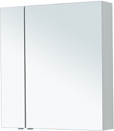 Aquanet Зеркальный шкаф Алвита New 80 серый матовый – фотография-3